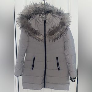 Ladies down filled winter jacket